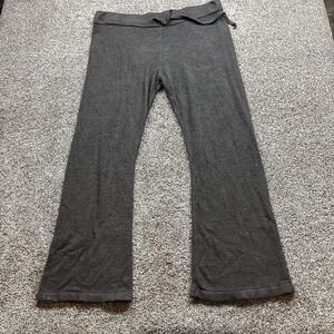 Barefoot Dreams Pants Womens 1X Gray CozyChic Lite Style 481 Lounge Wide Leg